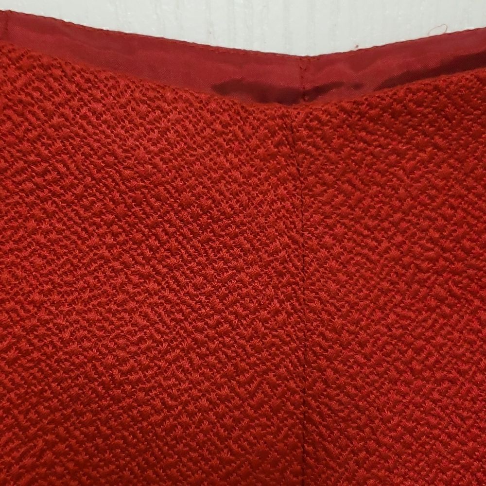 TALBOTS RED SILK BLEND PANTS